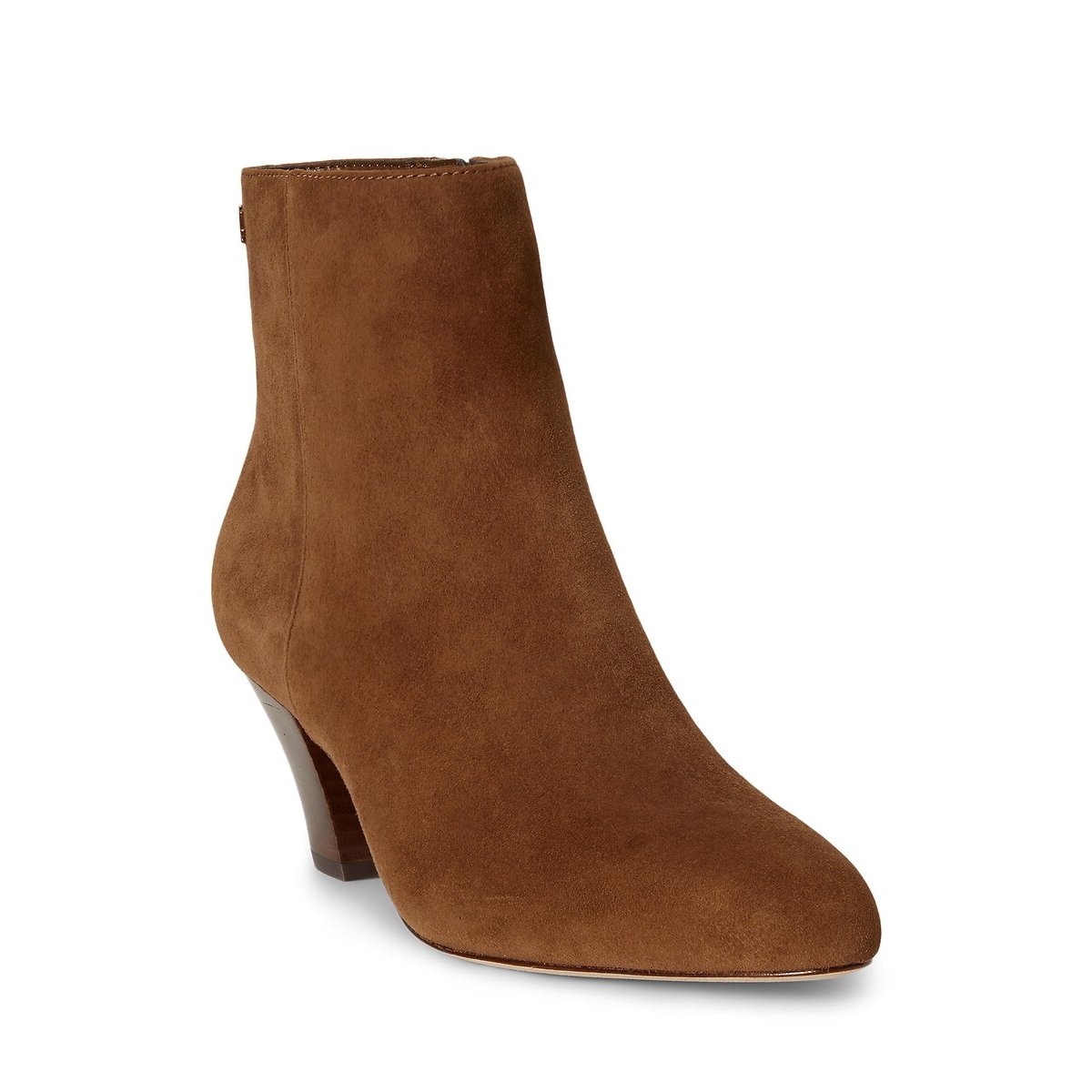 Emersyn Heeled Suede Ankle Boots tobacco, LAUREN RALPH LAUREN