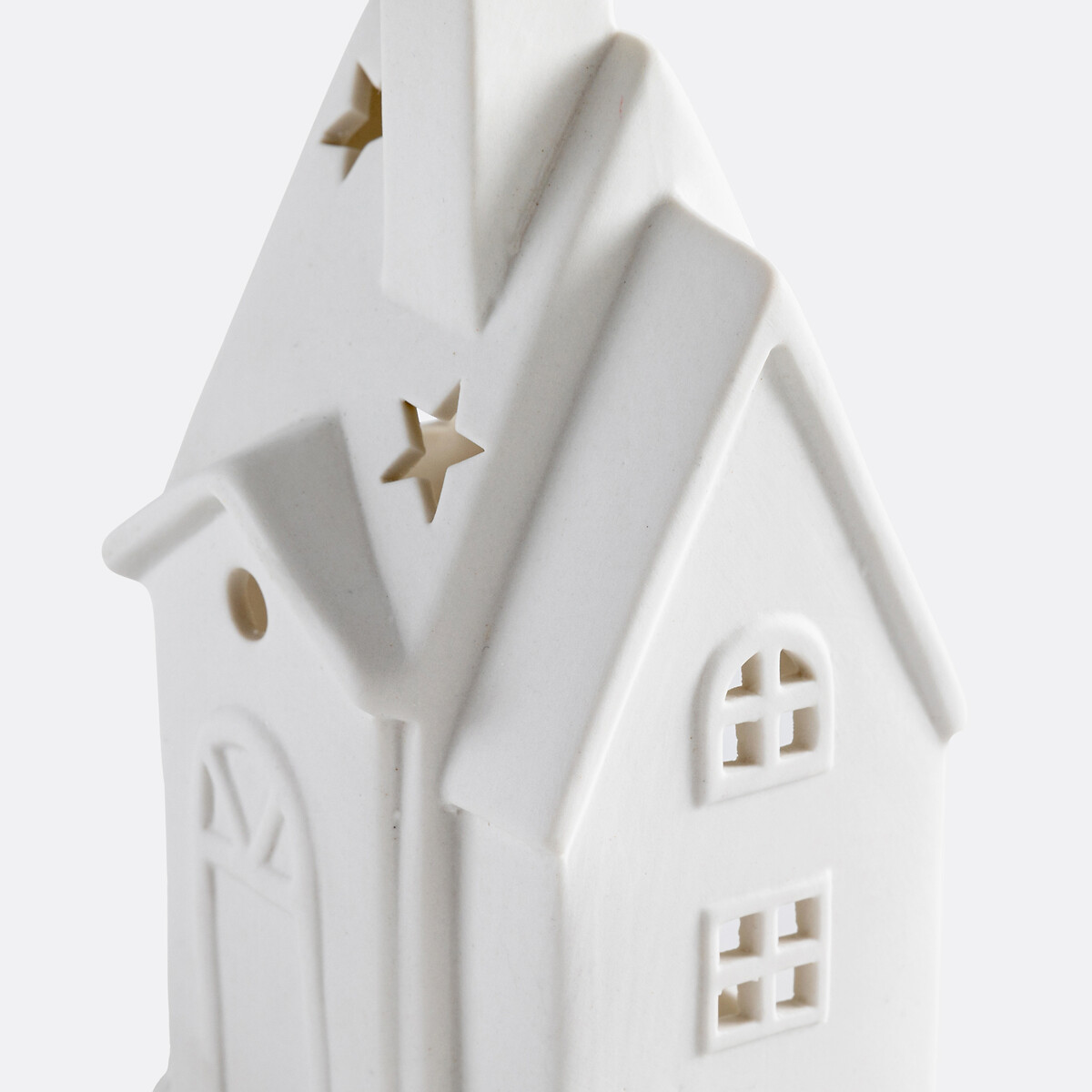 Photophore maison en céramique, Caspar blanc, LA REDOUTE INTERIEURS