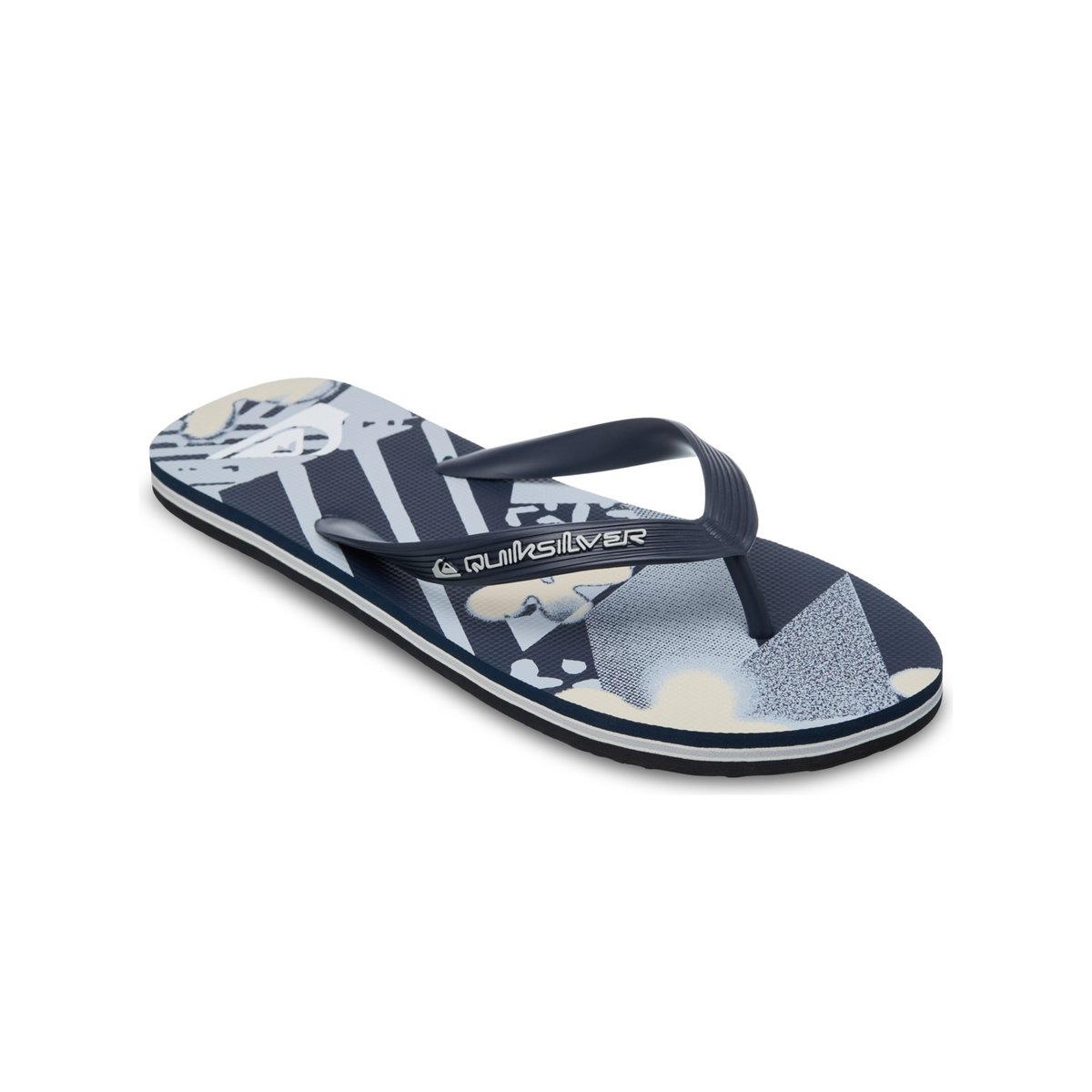 Tongs MOLOKAI ART noir black 6, QUIKSILVER