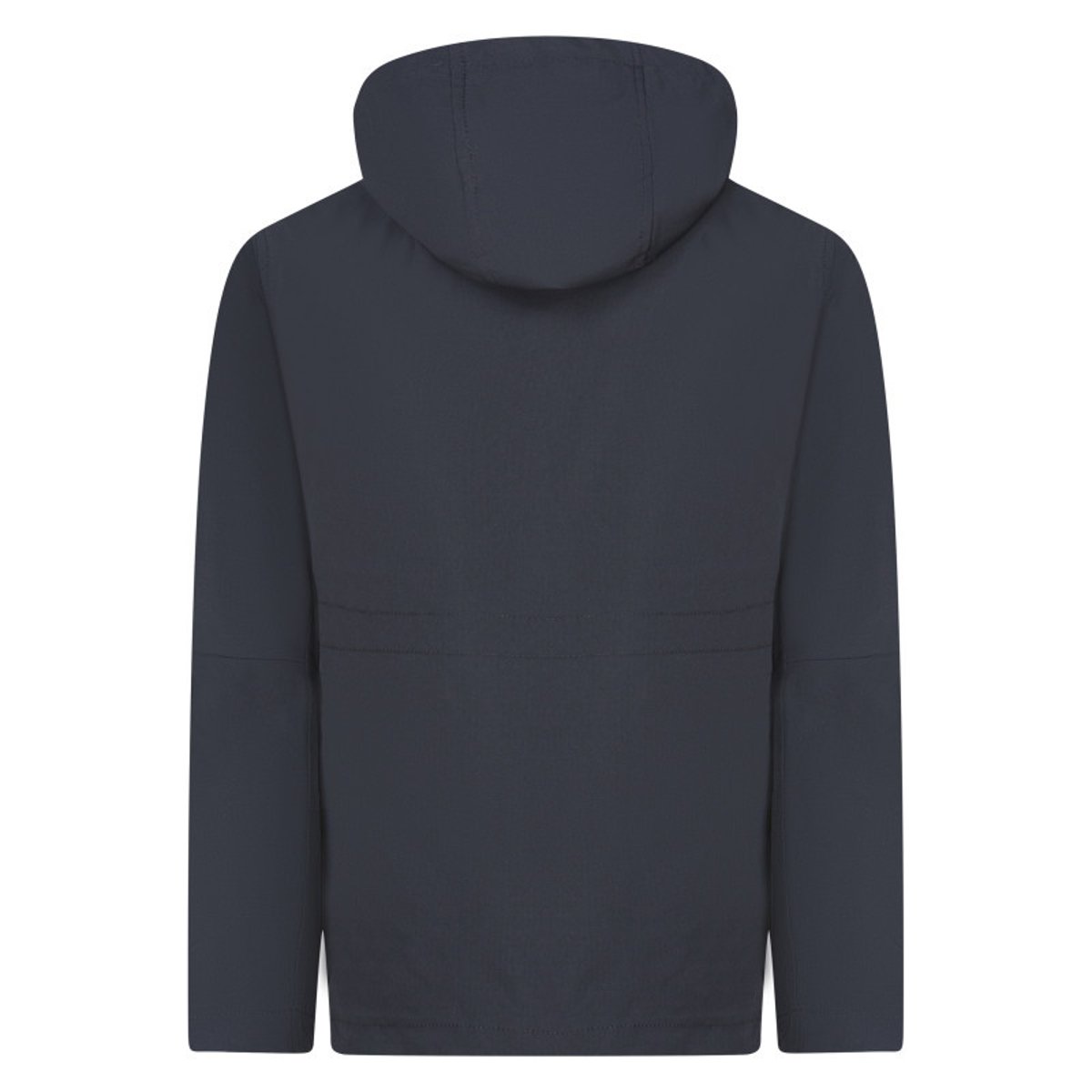Blouson 4 poches marine uni avec une coupe droite et un col à capuche marine, TEDDY SMITH