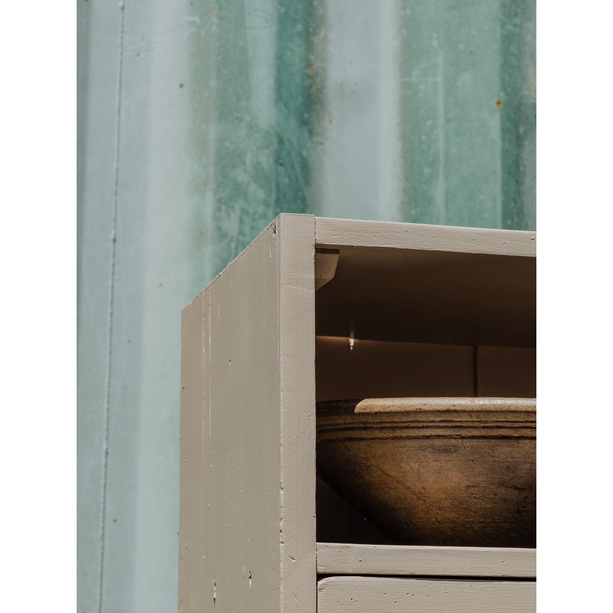 Meuble de métier à 20 casiers en bois Fernand N°351 - Bon état rose, DEBONGOUT