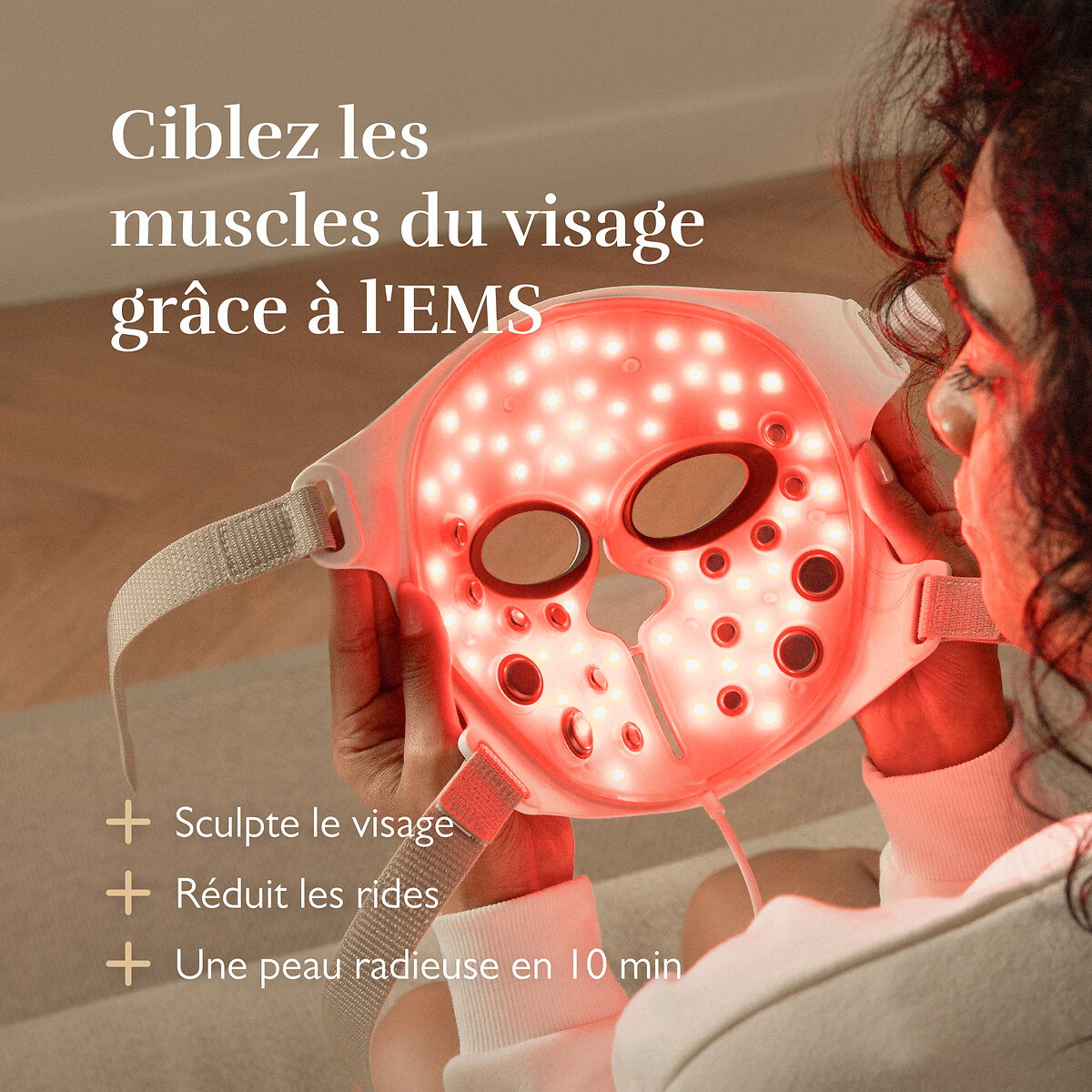 LED masker tegen veroudering en probleem wit, SILKN