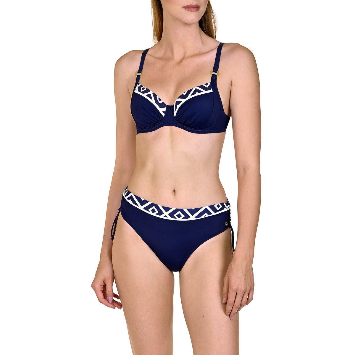 Haut maillot de bain armaturé Costa Rica bleu bleu, LISCA