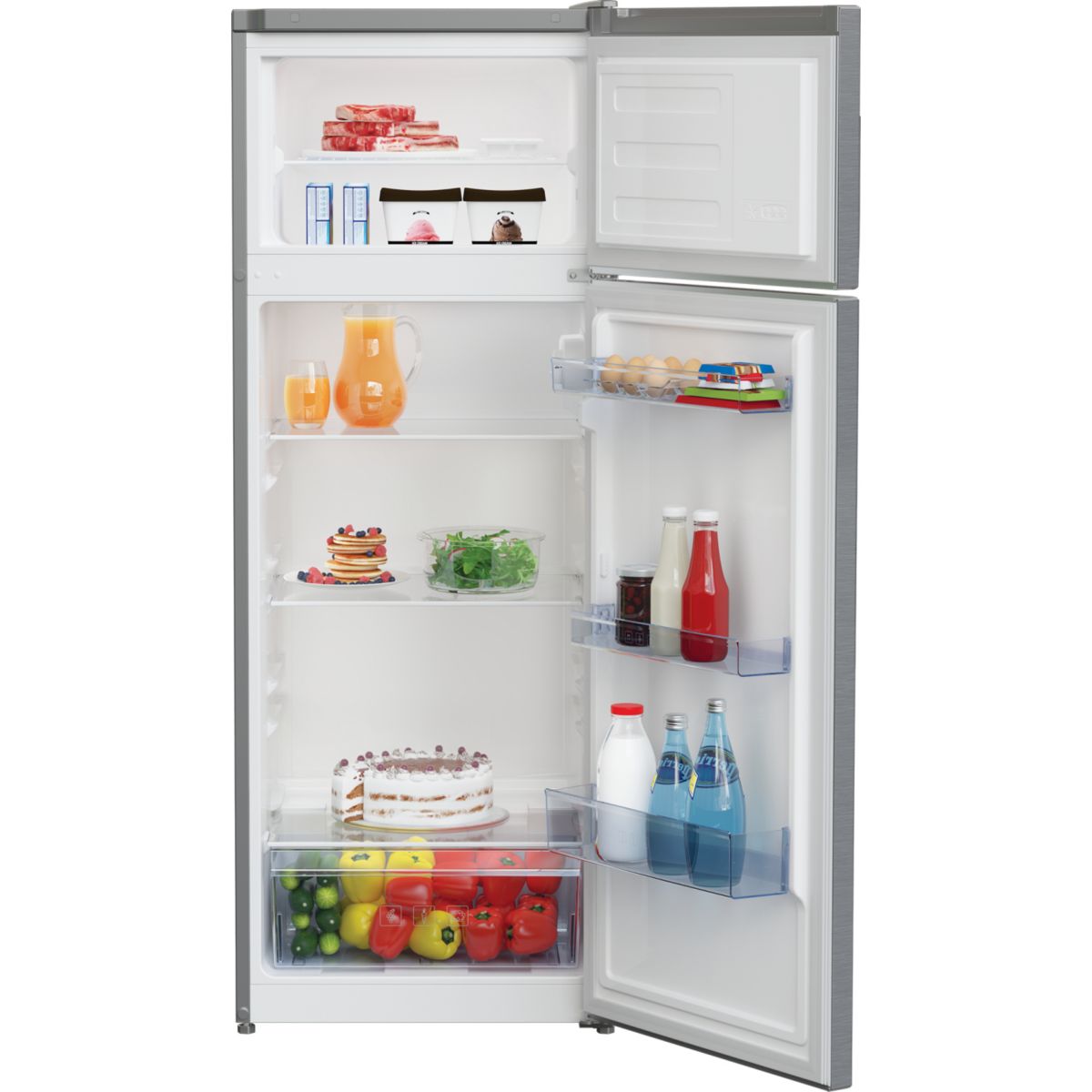 Réfrigérateur 2 portes RDSA240K40SN gris, BEKO