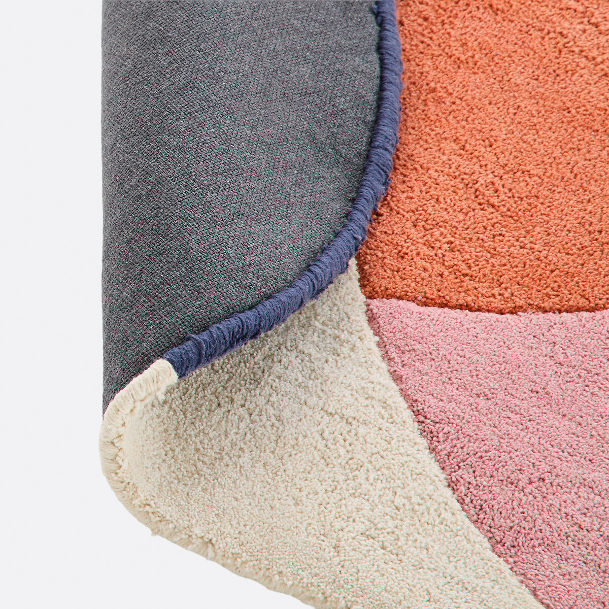 Tapis motifs géométriques en 100% coton multicolore, MAPOÉSIE X LA REDOUTE INTÉRIEURS