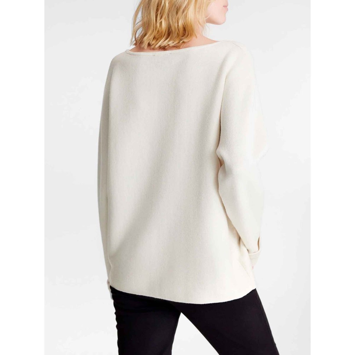 Pull col rond PIERAPUL19032 ecru, TBS