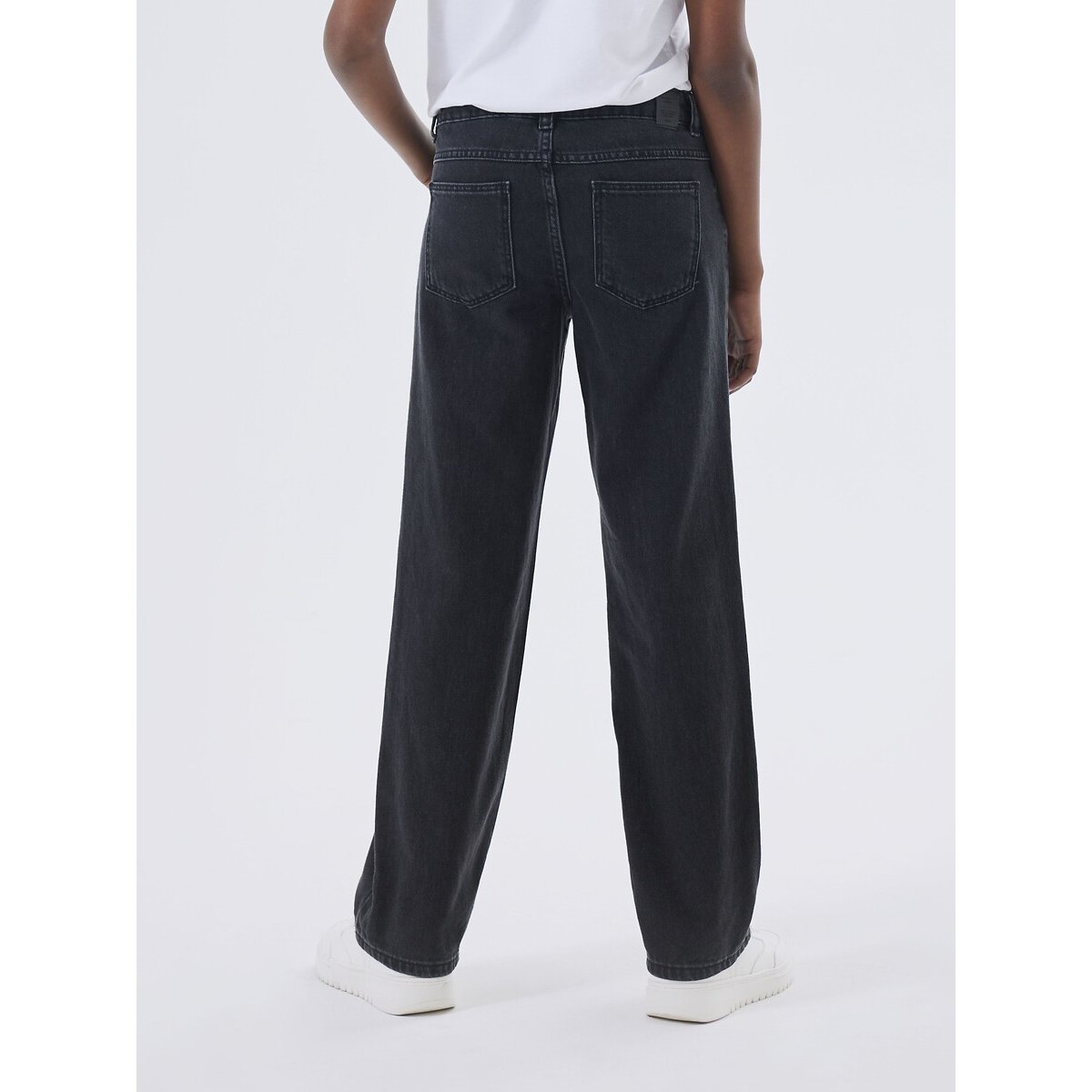 Jean large avec sequins devant noir, NAME IT
