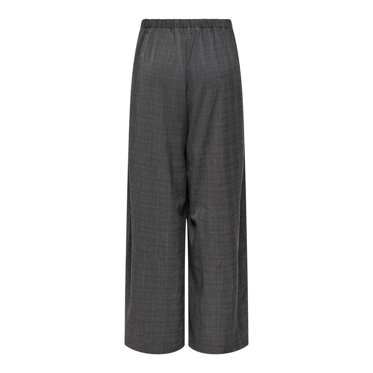 Pantalon À Jambe Large dark grey melange, ONLY