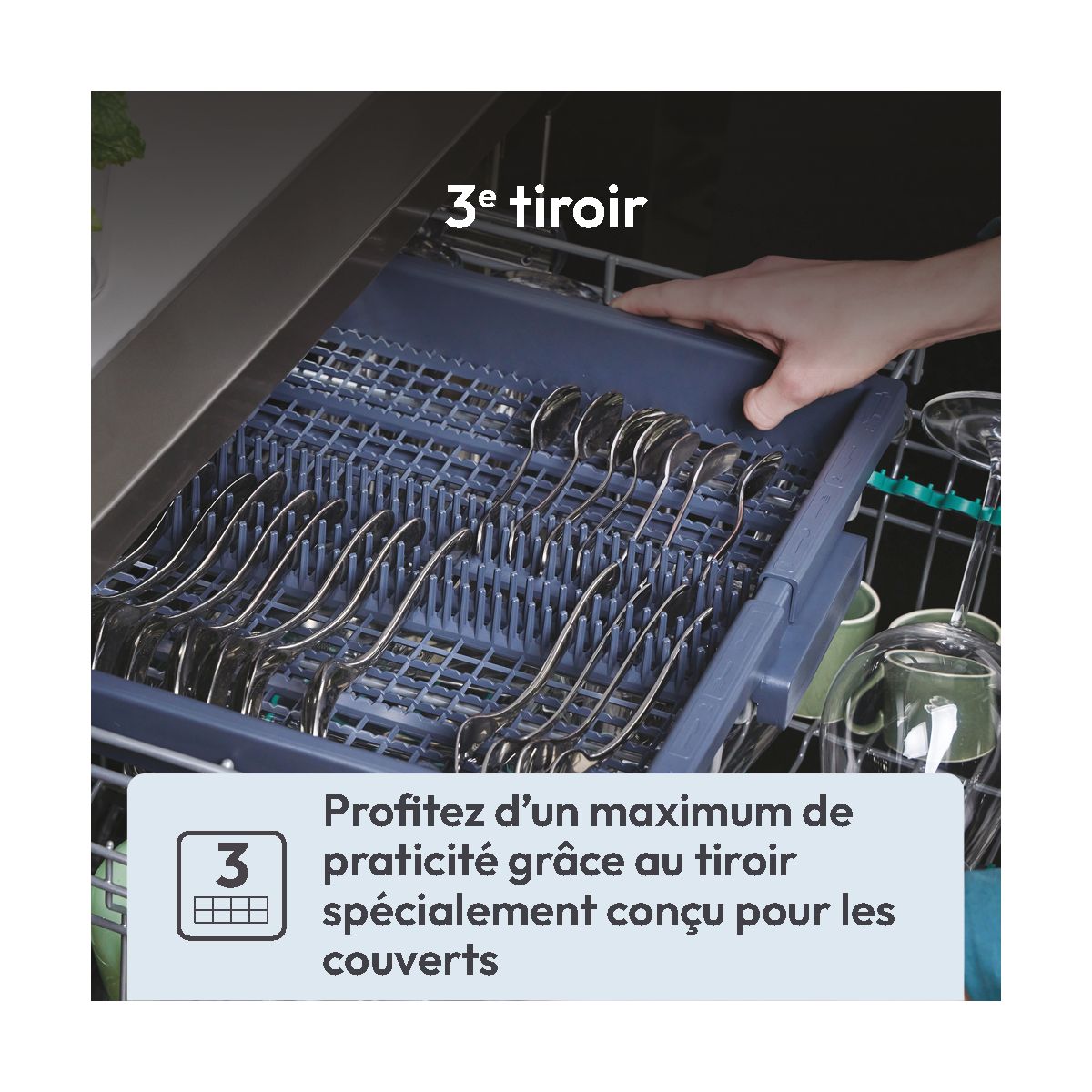 Lave vaisselle 60 cm CNF 4A4S3PSX couleur unique, CANDY