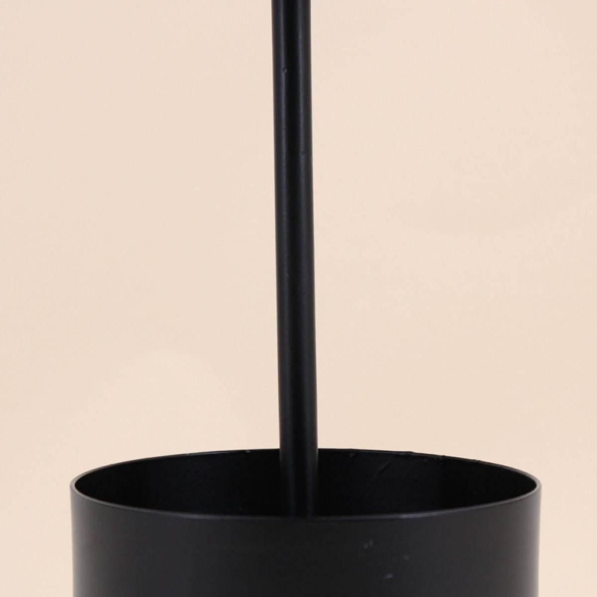 Lampe à poser champignon en métal noir 37cm noir, ORNAMI