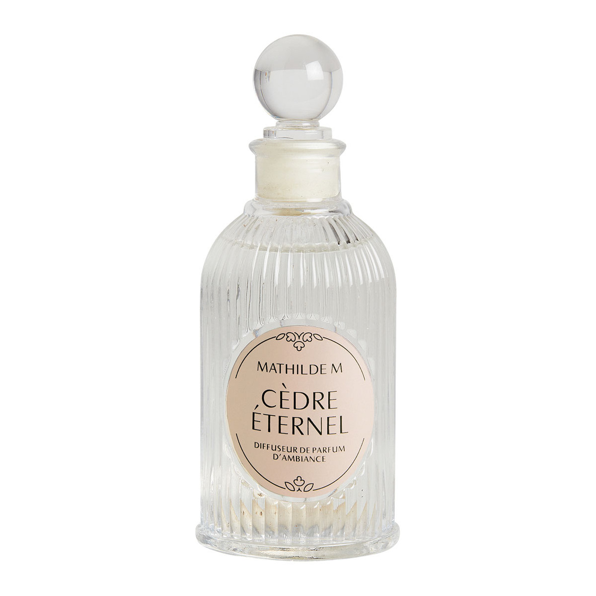 Diffuseur de parfum 200 ml CÈDRE ÉTERNEL transparent, MATHILDE M