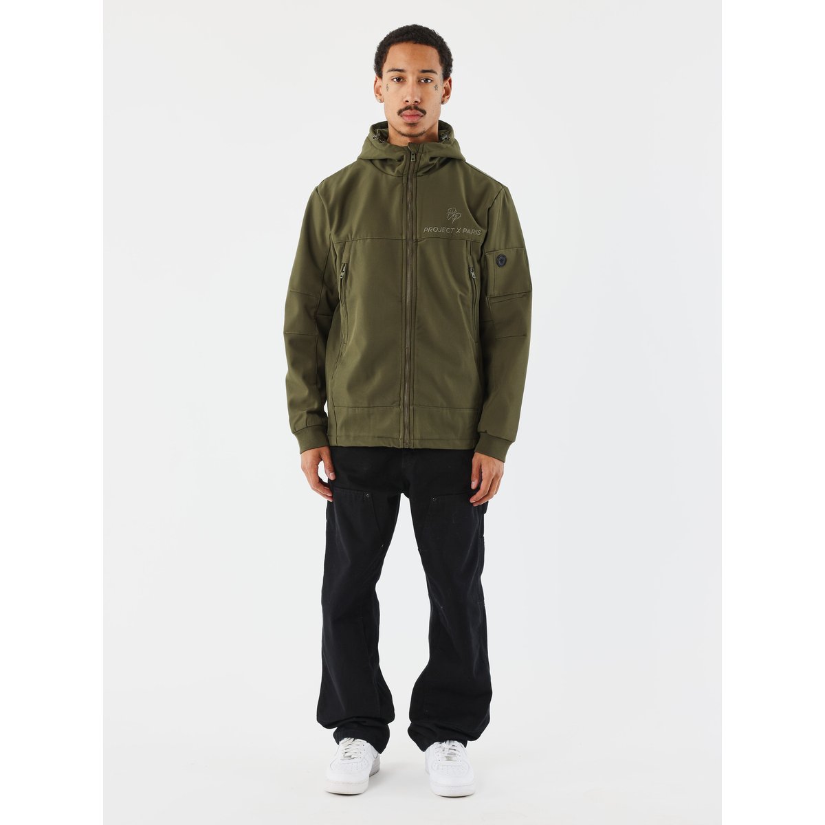 Veste Techwear olive, PROJECT X
