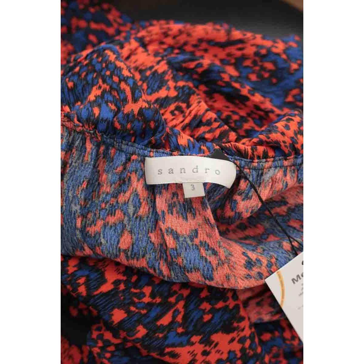 Robe - Très Bon État rouge, SANDRO