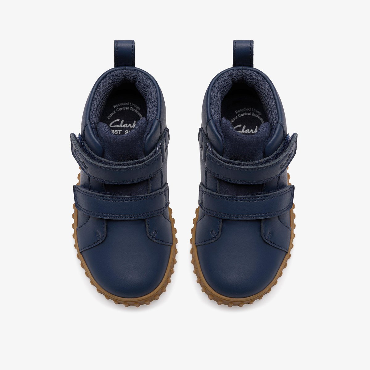 Boots Cuir Coupe Large COVE SKY T bleu, CLARKS