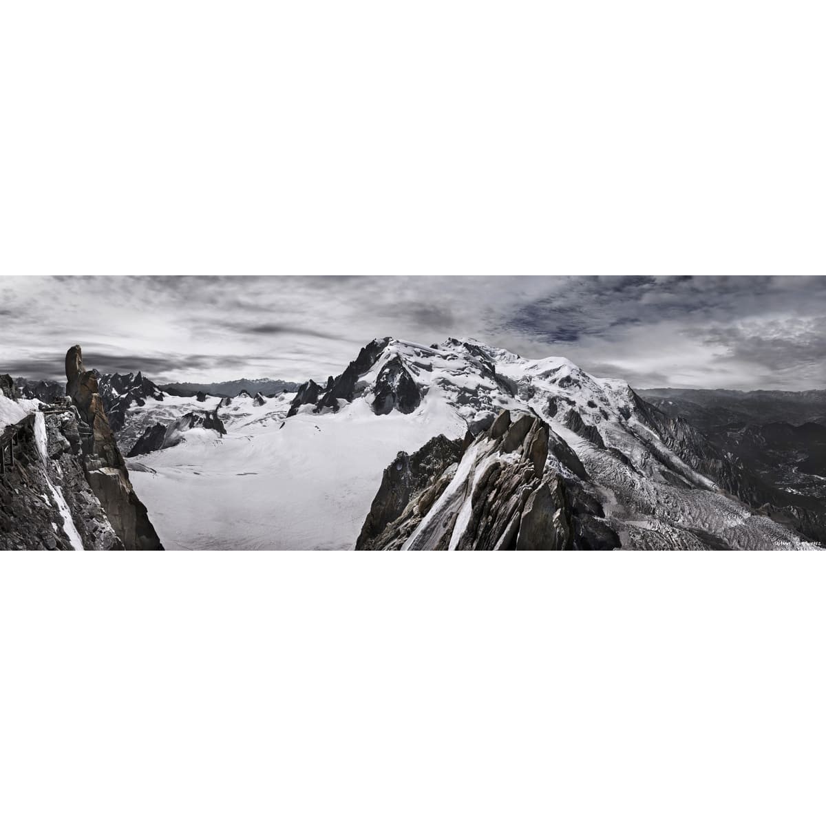 Tableau Mural Domaine Du Mont Blanc MONTAGNE tableaux sur toile-blanc, CEANOTHE