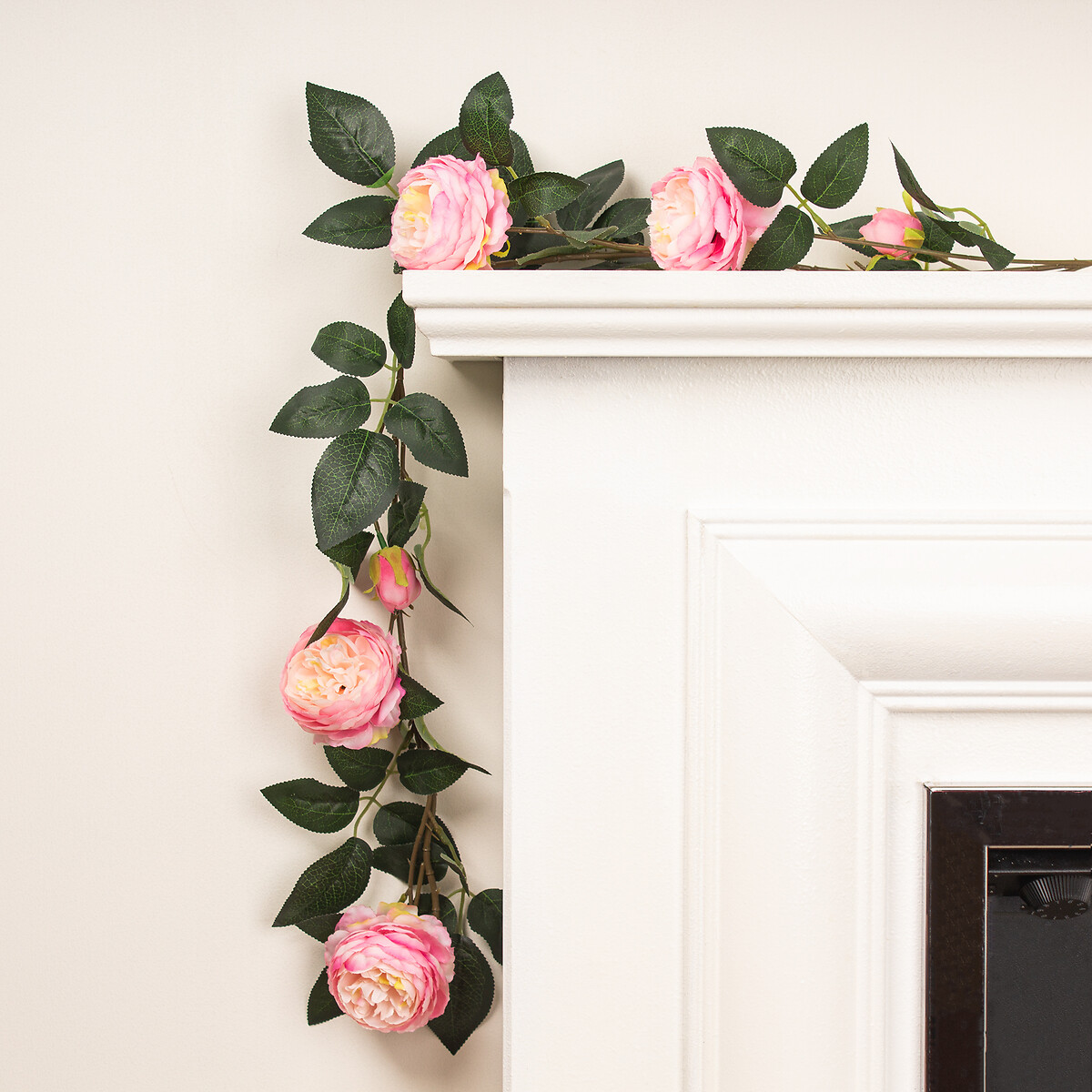 180cm Artificial Camellia Rose Garland pink, SO'HOME