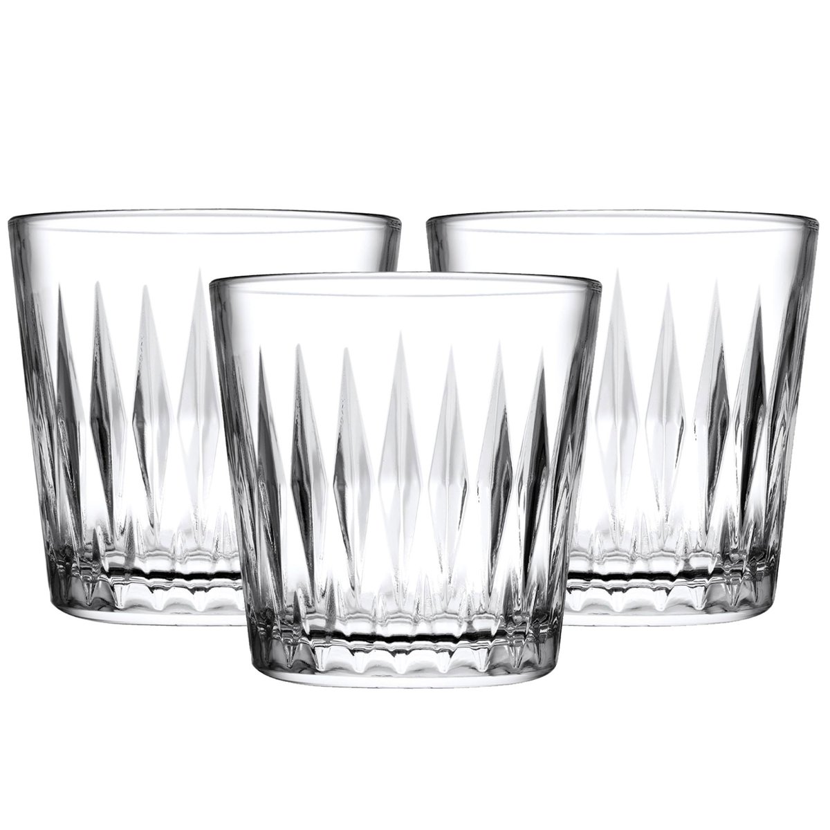 Set de 3 verres à whisky 30cl transparent, WADIGA