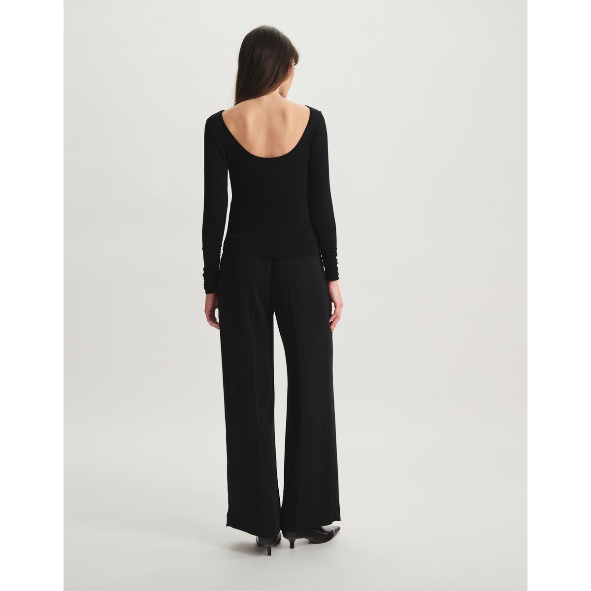 Top Line en viscose noir, INES DE LA FRESSANGE PARIS