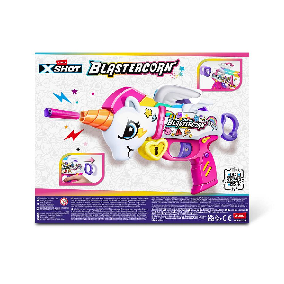 Xshot blastercorn heartbreaker multicolore, ZURU
