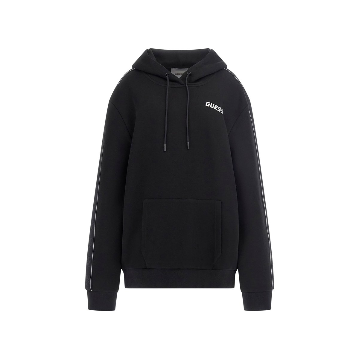 Sweat-Shirt À Logo Sur Le Côté noir, GUESS