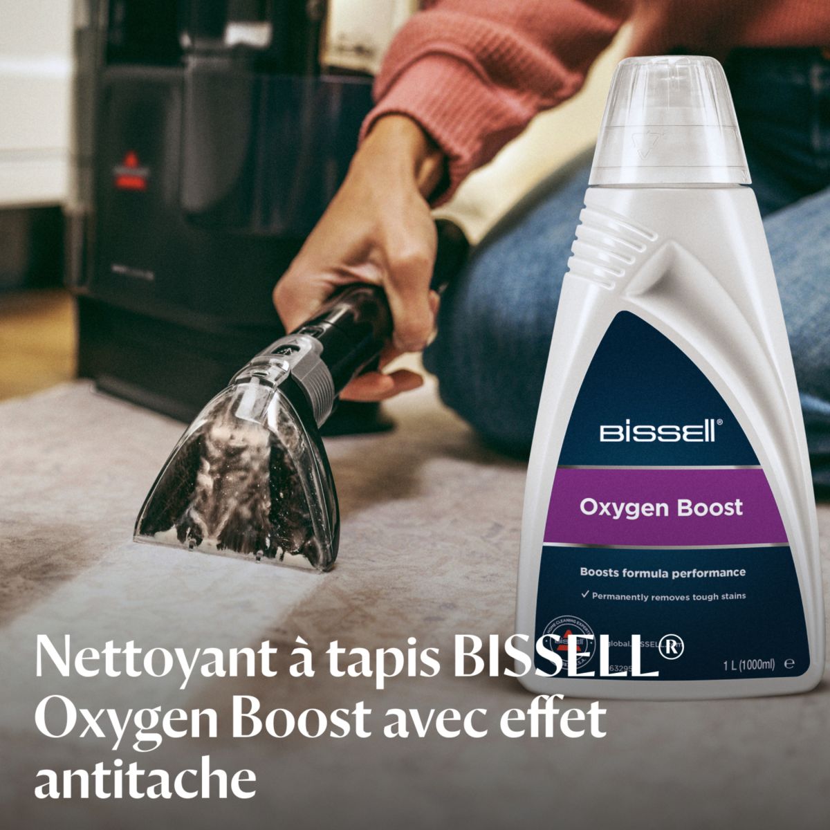 Détergent Oxygen Boost 1L SpotClean Pro 1134N couleur unique, BISSELL