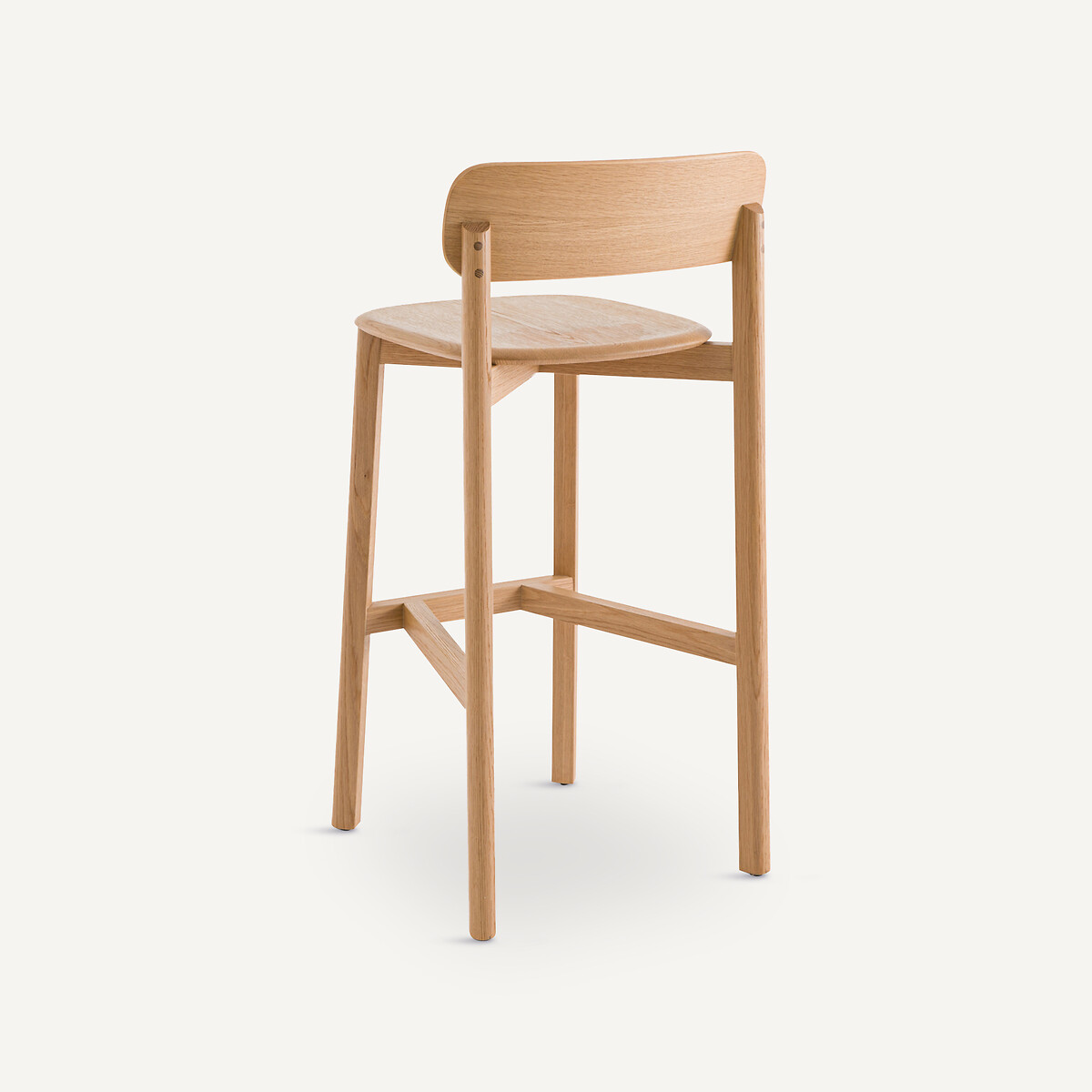 Barstuhl, BATIGNOLLES, Design Emmanuel Gallina natureicheholz, EMMANUEL GALLINA X AM.PM
