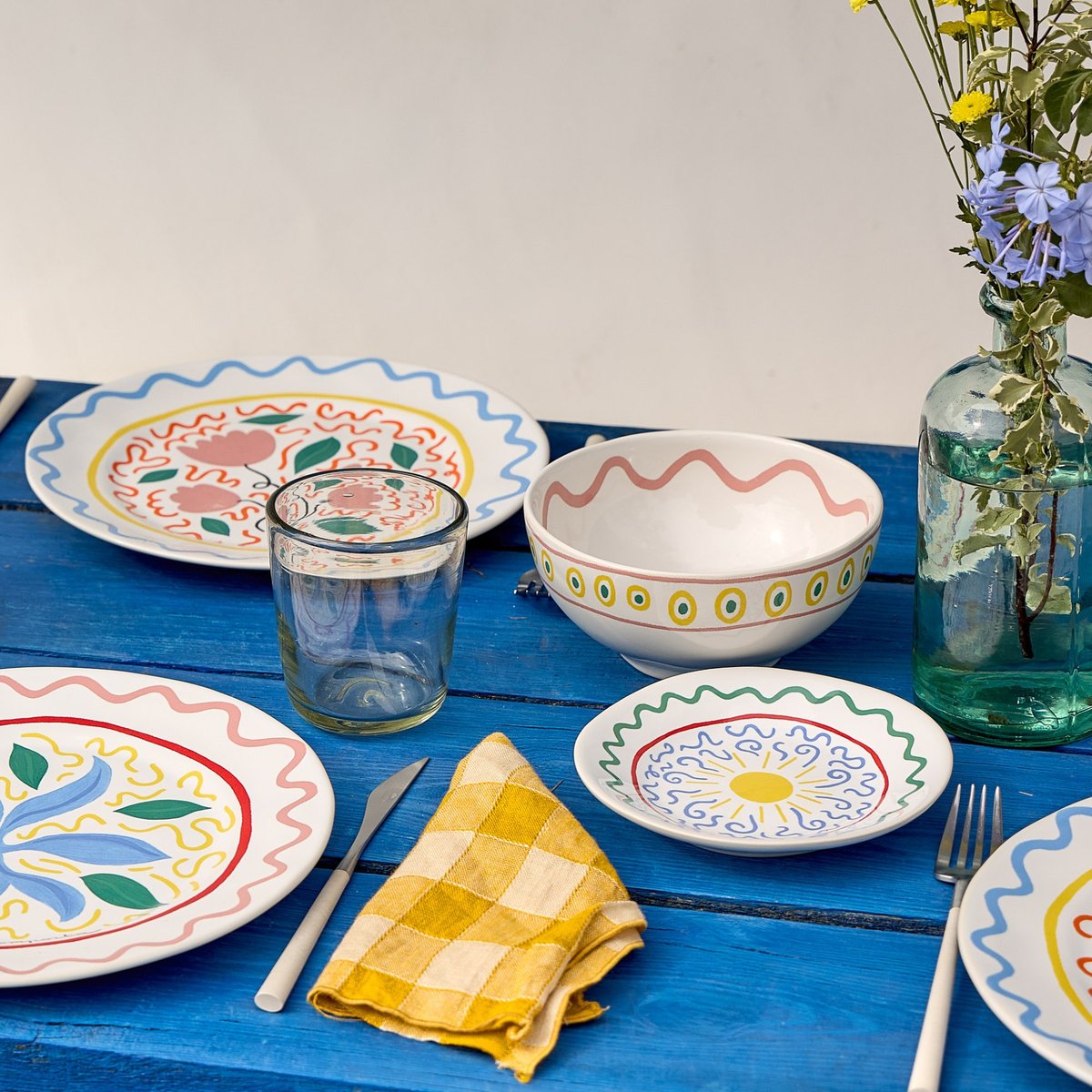 Assiette Apéritive Sun Summer Bliss multicolore, COSTA NOVA