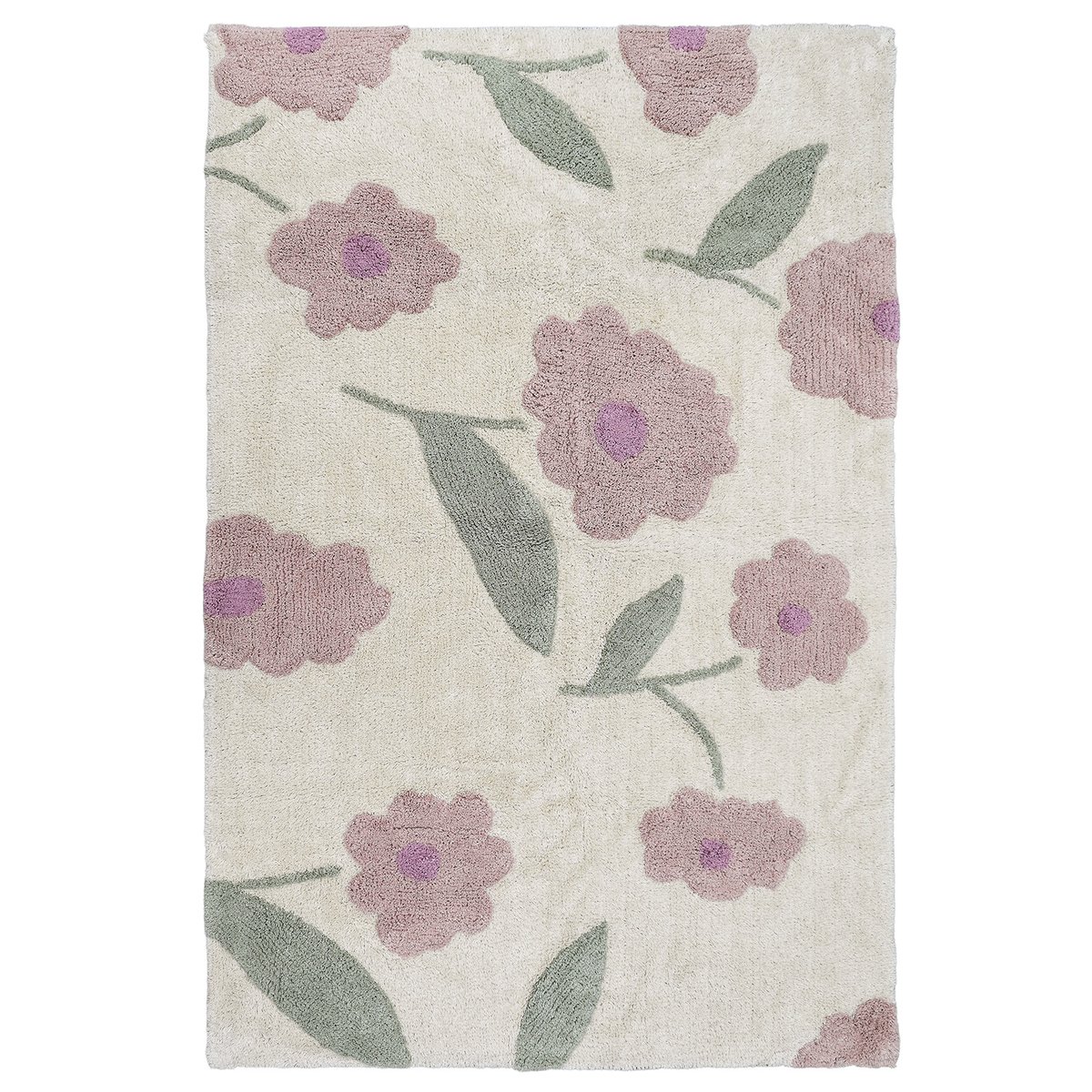 Tapis Sunny Flowers Rose rose, NATTIOT
