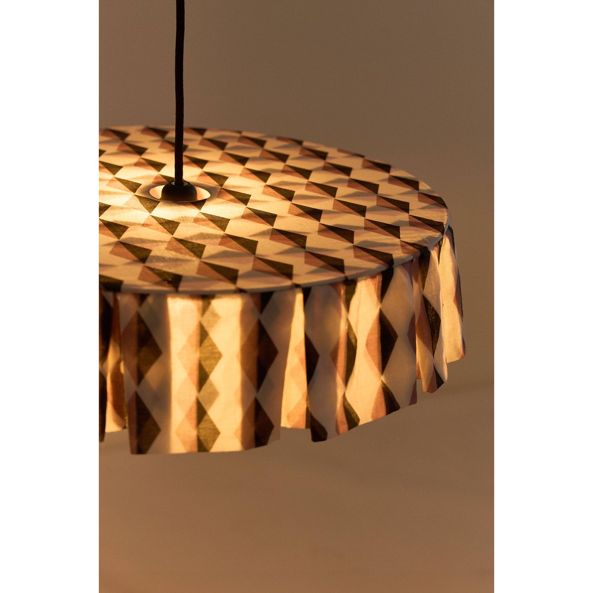 Abat-jour pour suspension VIBES auburn black harlequin, NOBODINOZ