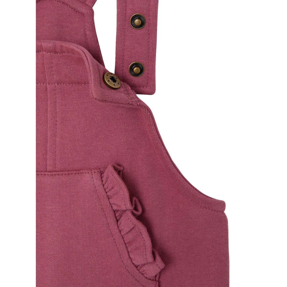 Salopette framboise, VERTBAUDET