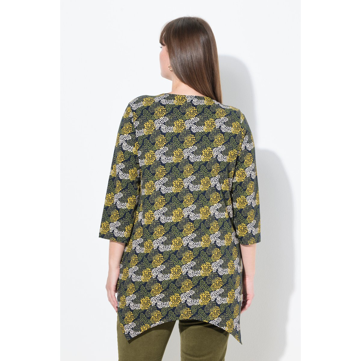 T-shirt en coton bio marine, ULLA POPKEN