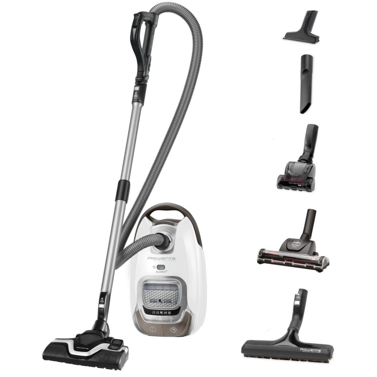 Aspirateur avec sac SILENCE FORCE RO7487EA couleur unique, ROWENTA
