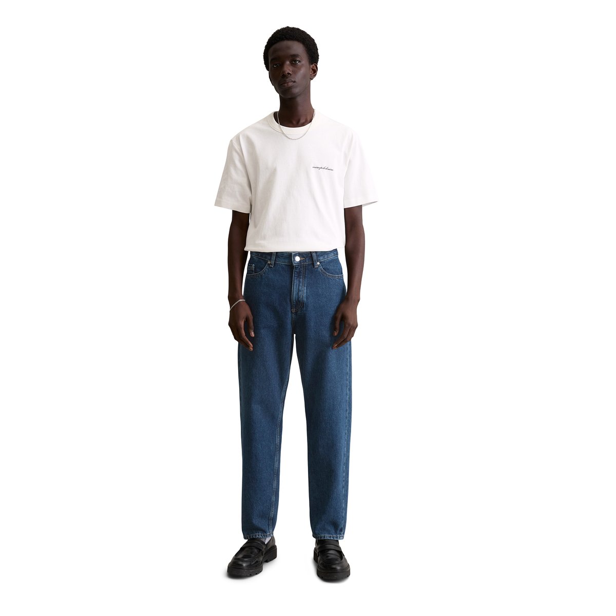 Jeans modèle Runne tapered en pur coton bio bleu foncé, MARC O’POLO DENIM