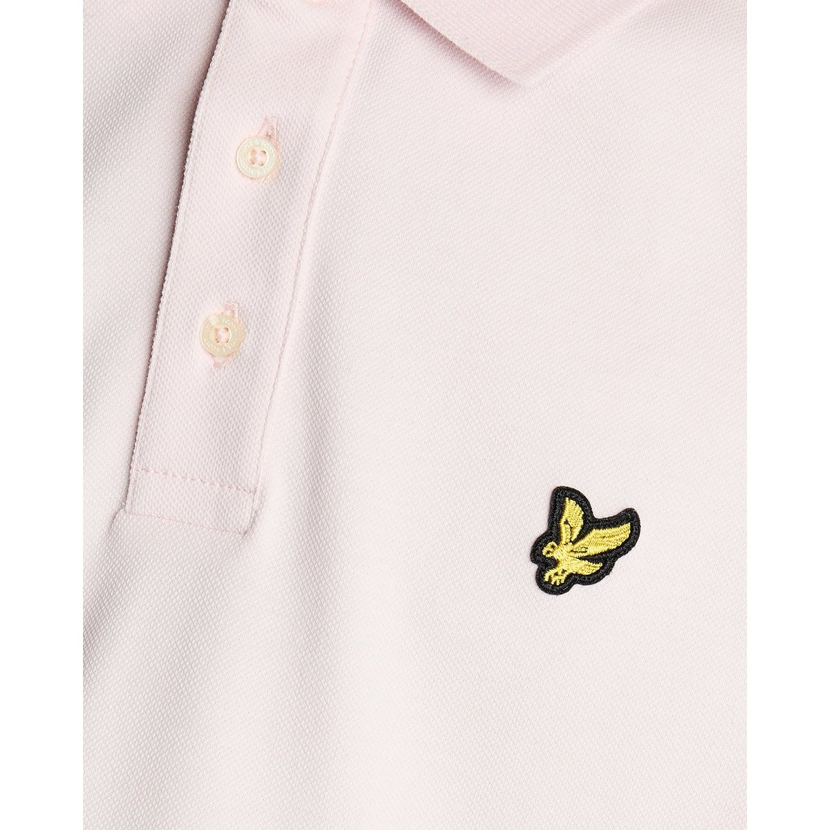 Polo en coton rose clair, LYLE & SCOTT