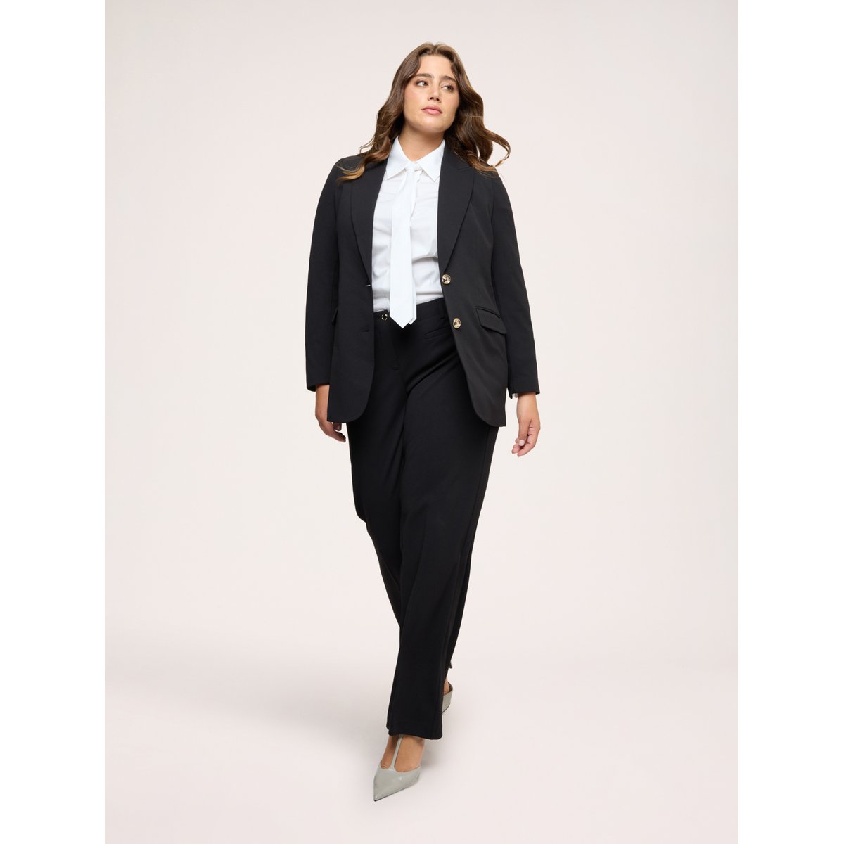 Blazer structuré noir, FIORELLA RUBINO