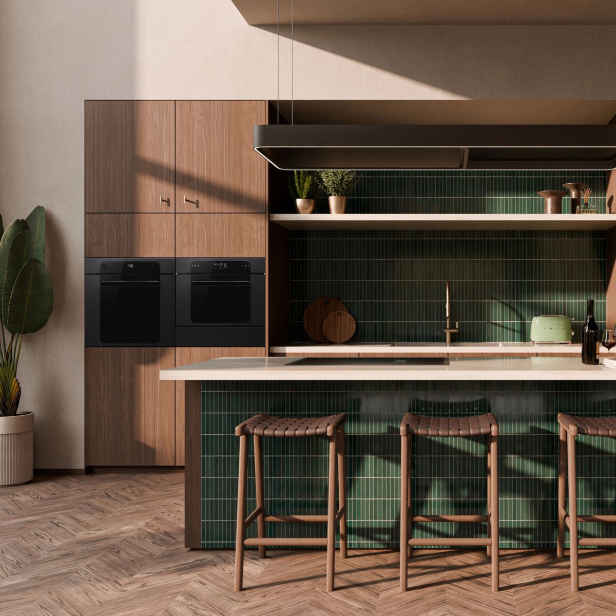Four encastrable SFP6201TB couleur unique, SMEG