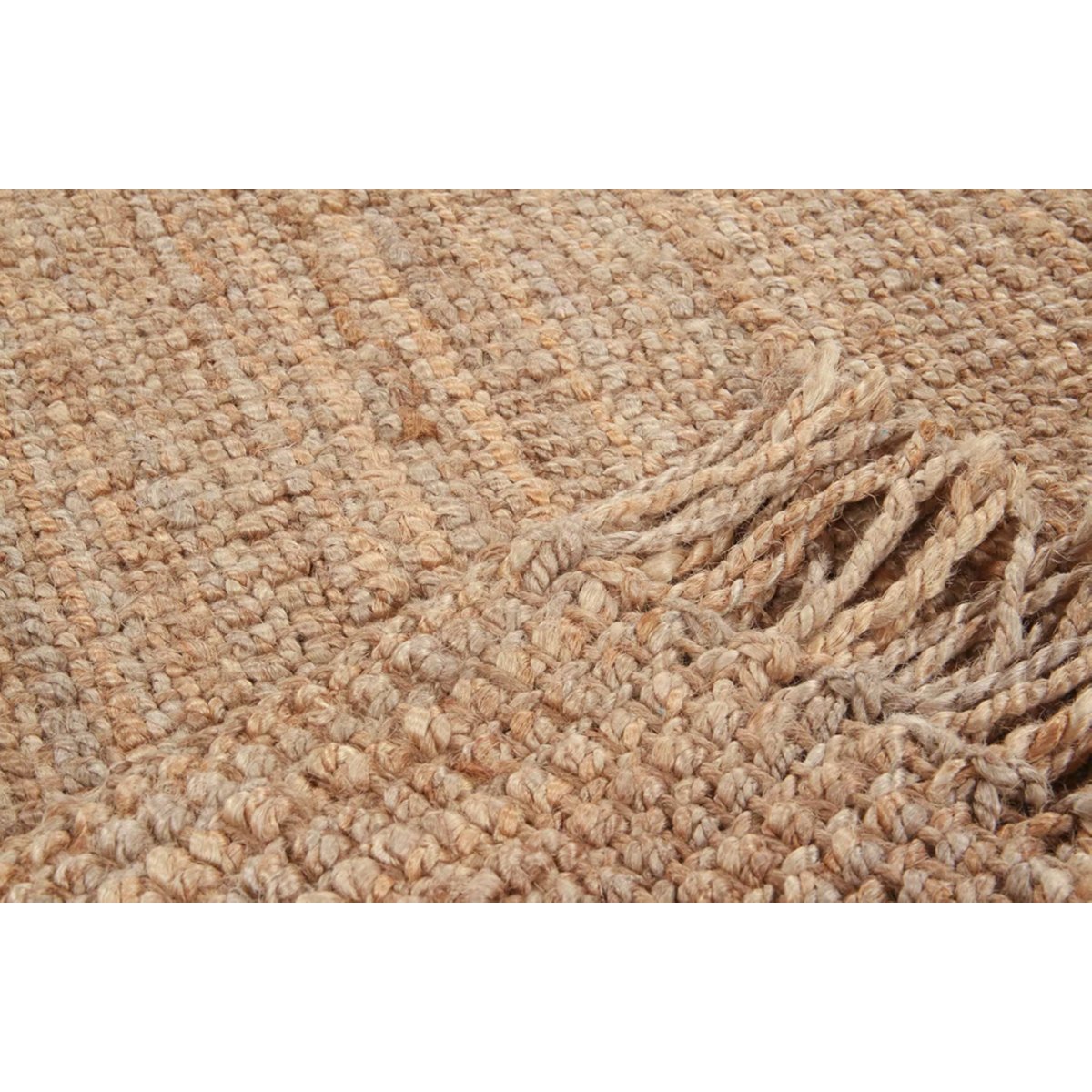 Tapis moderne en jute LUCIANO beige, NOVATREND