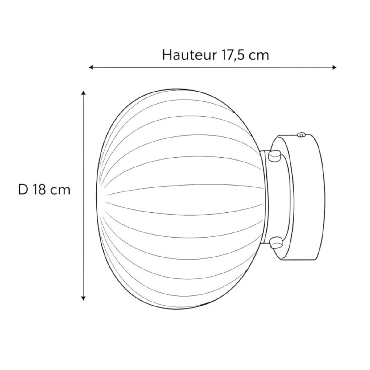 Applique Globe Opale Et Doré Satiné Flot blanc, MILLUMINE