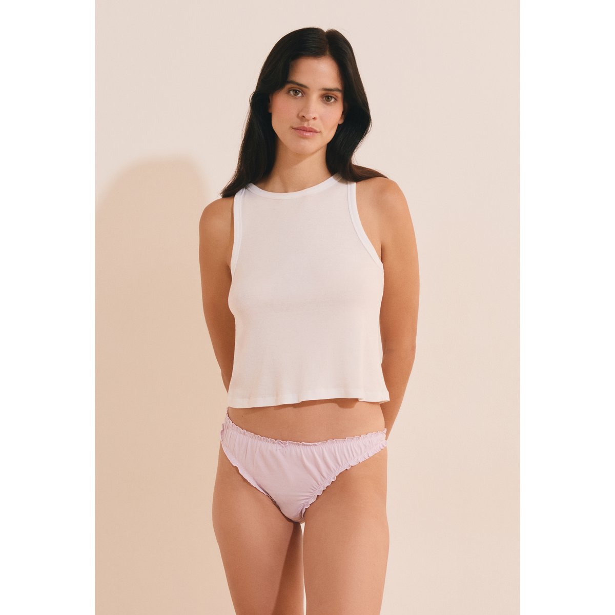 String en coton NORA COTON lilas, ETAM