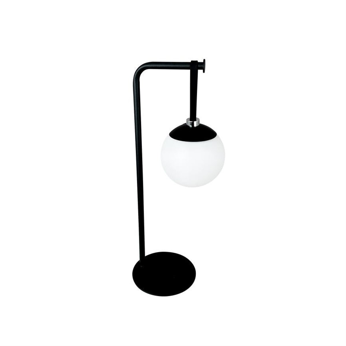 Lampe de table extérieure LED à intensité variable noire/blanche ODIN - Boule lumineuse rechargeable USB-C noir, DYBERG LARSEN