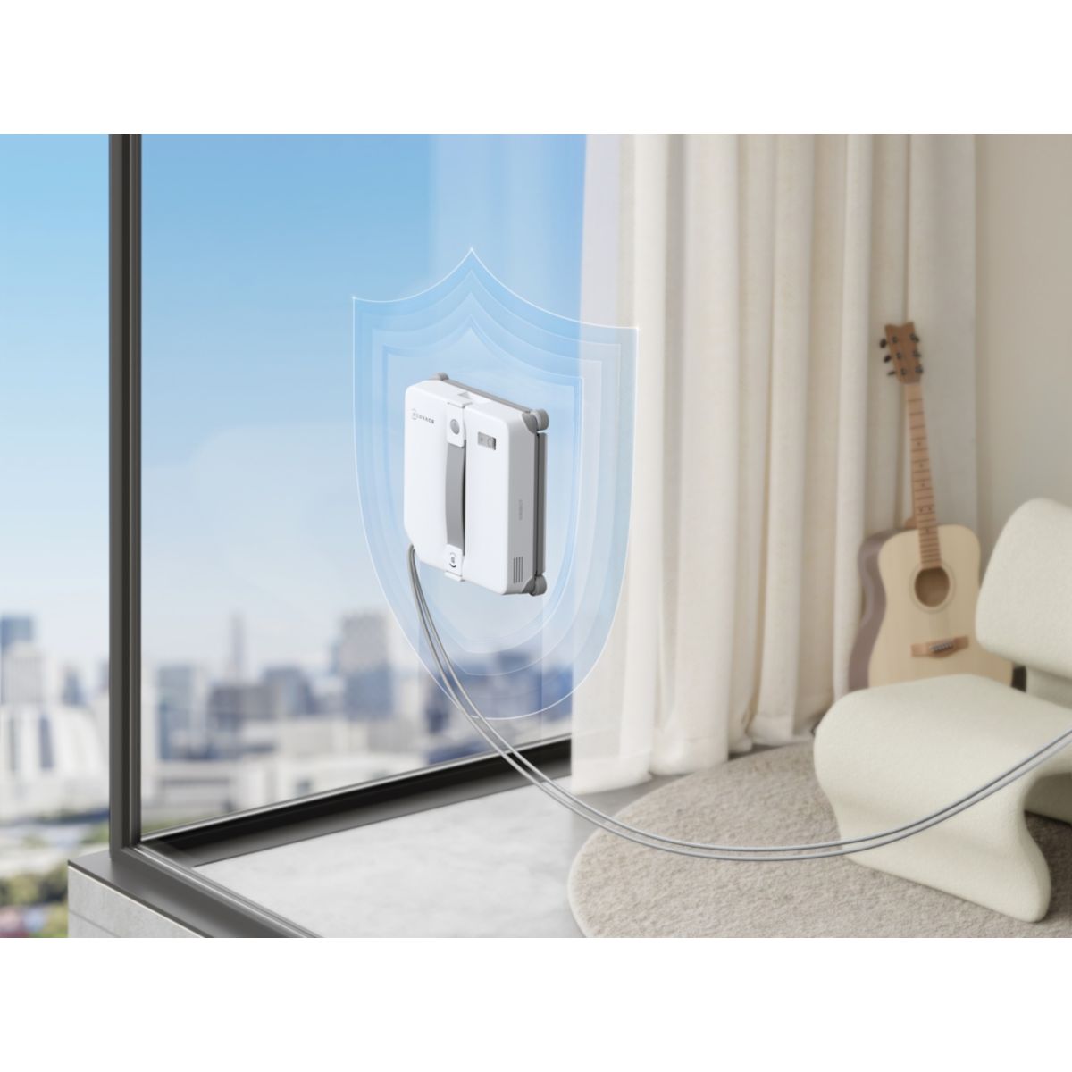 Robot Lave vitre Winbot Mini 2 couleur unique, ECOVACS