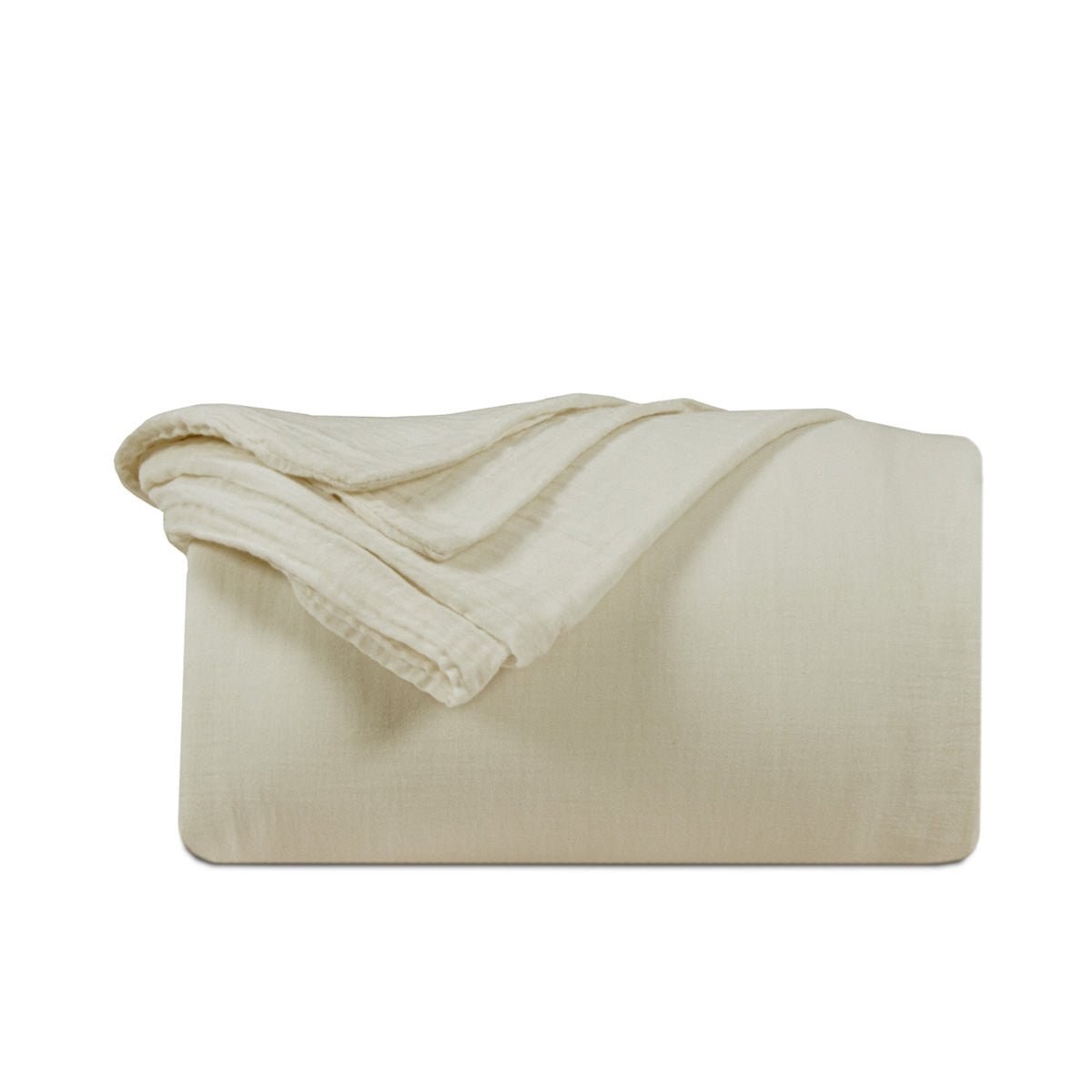 Housse de couette - Gaze de coton - LOUISE ecru, MAISON AUBERTIN