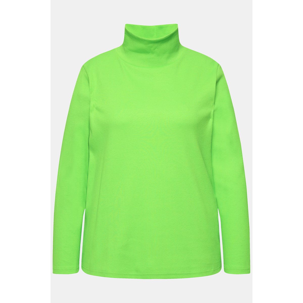 T-shirt à manches longues et col roulé vert gazon, ULLA POPKEN