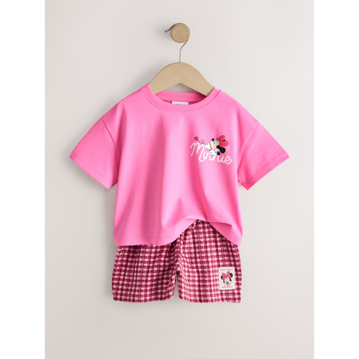 T-shirt et short minnie mouse rose, NEXT