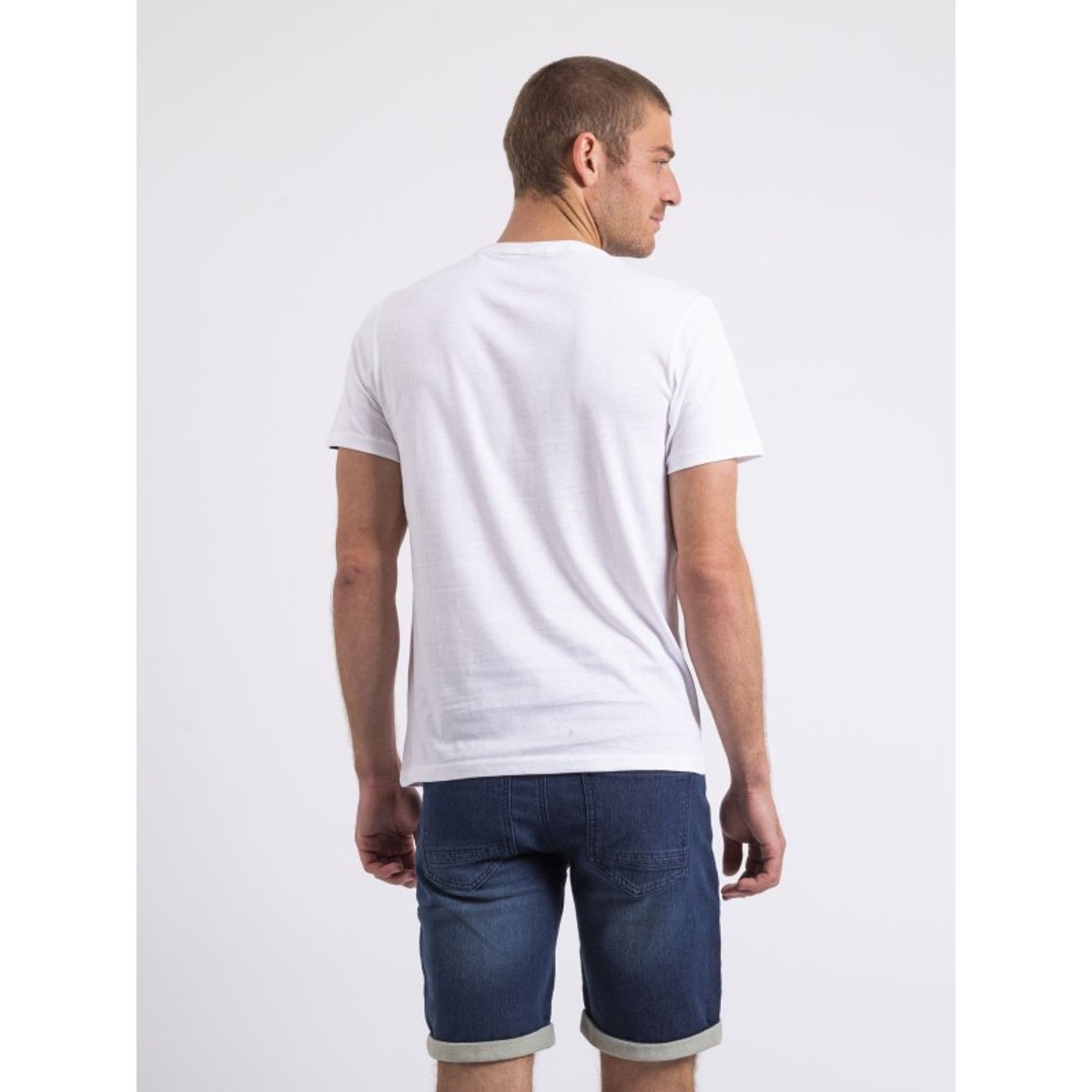 T-shirt Col Rond Nipagolo blanc, RITCHIE