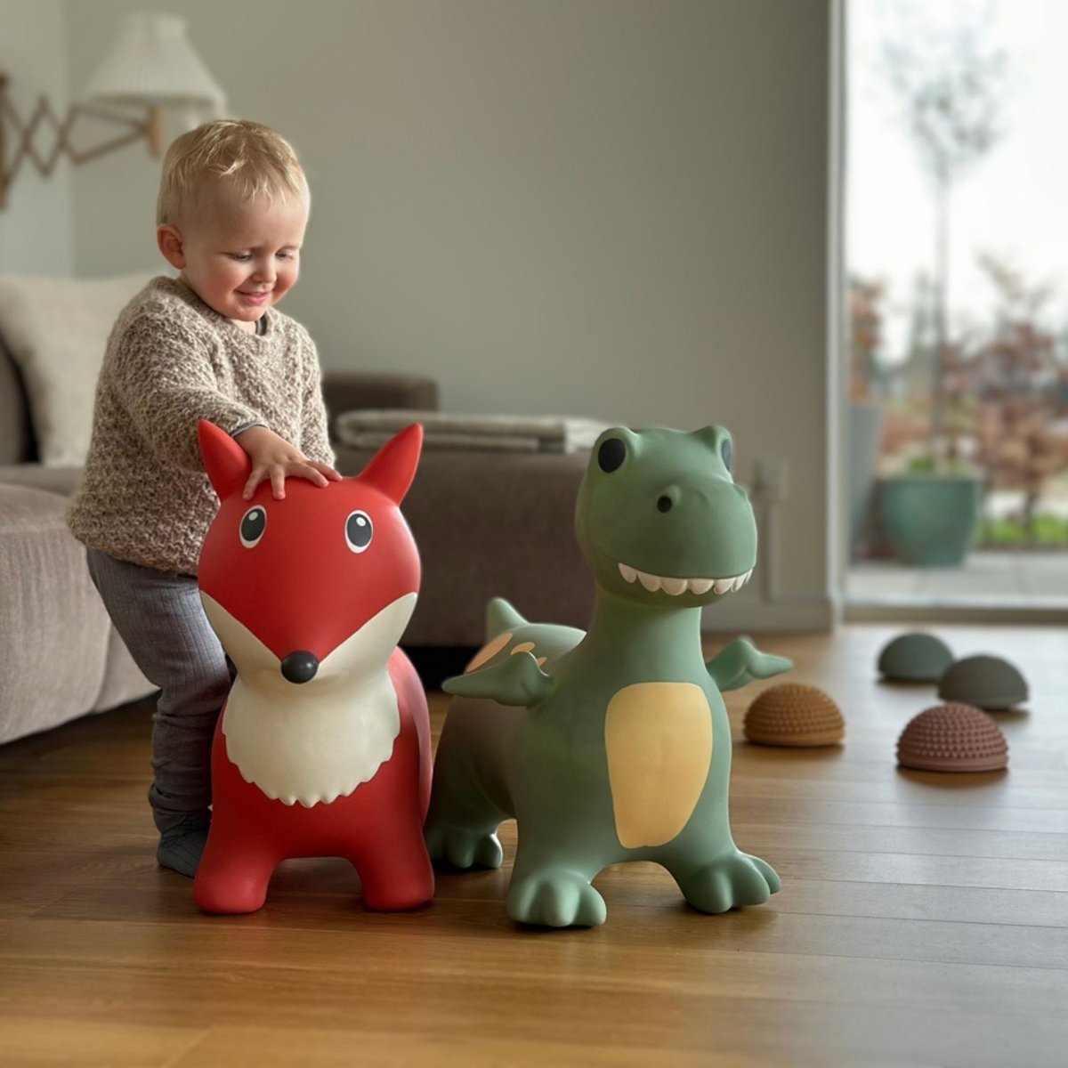 Ballon sauteur vert sauge, FIND THAT HIPPO