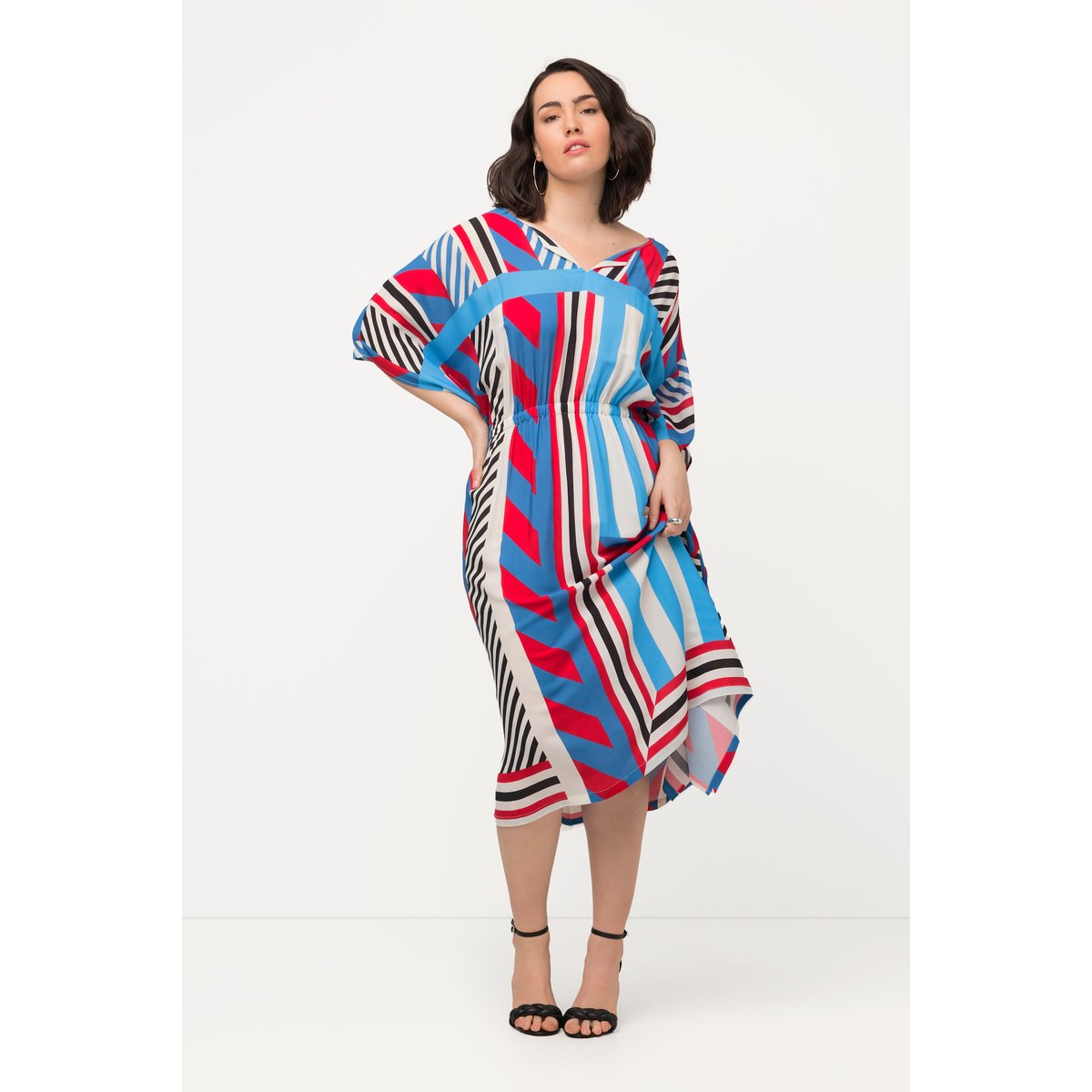 Robe midi oversize rouge salsa, ULLA POPKEN