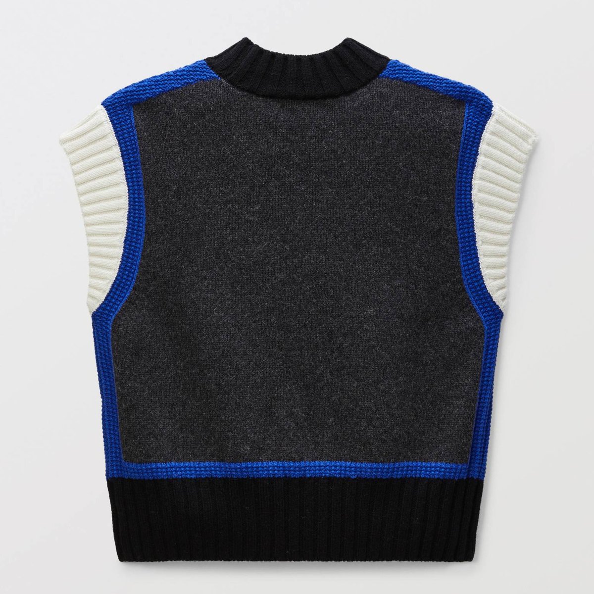 Pull sans manche contenant de la Laine requin, MONOPRIX