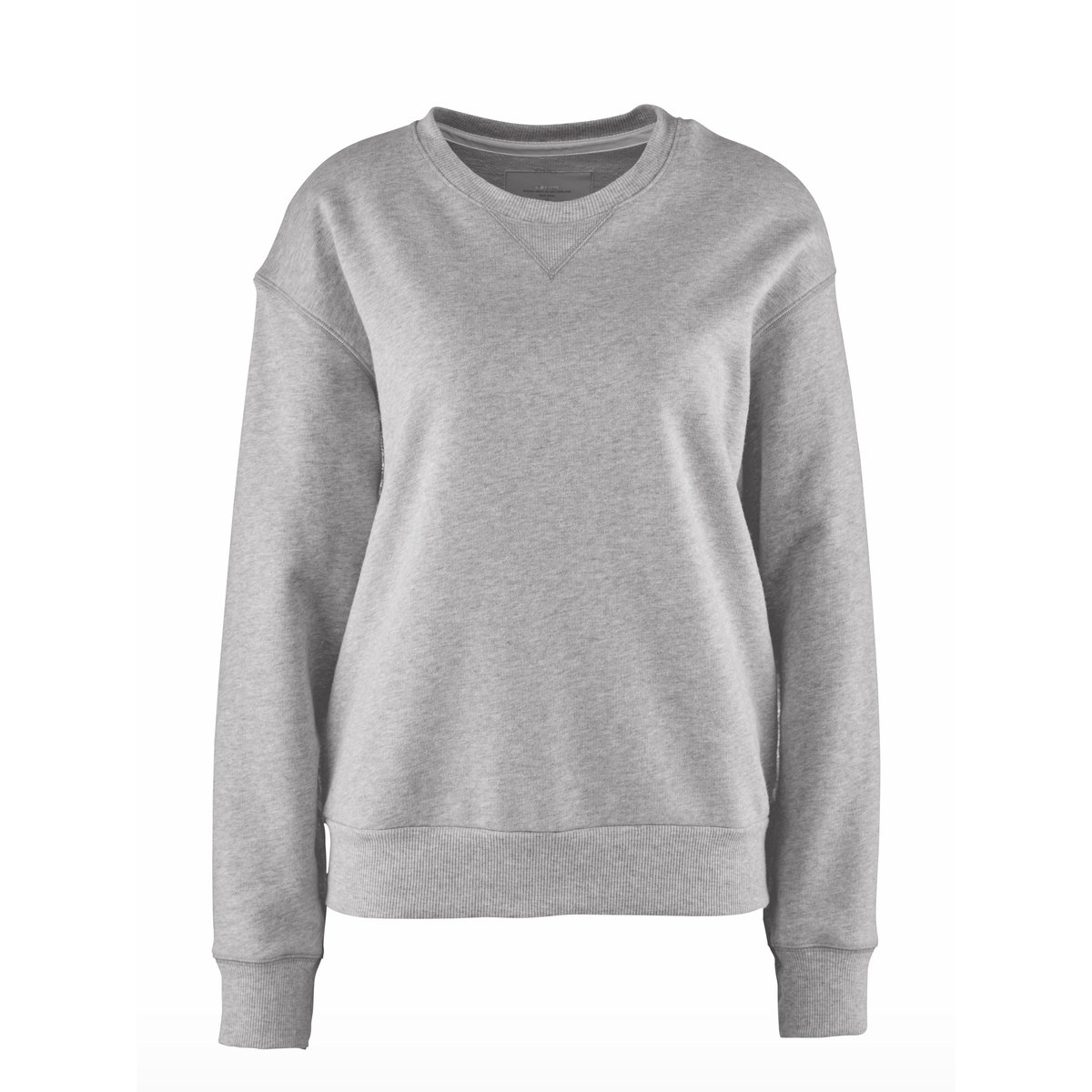 Sweatshirt, Cradle to Cradle Certified® manches longues Coton CIRCULAR LOUNGE gris mélangé, CALIDA