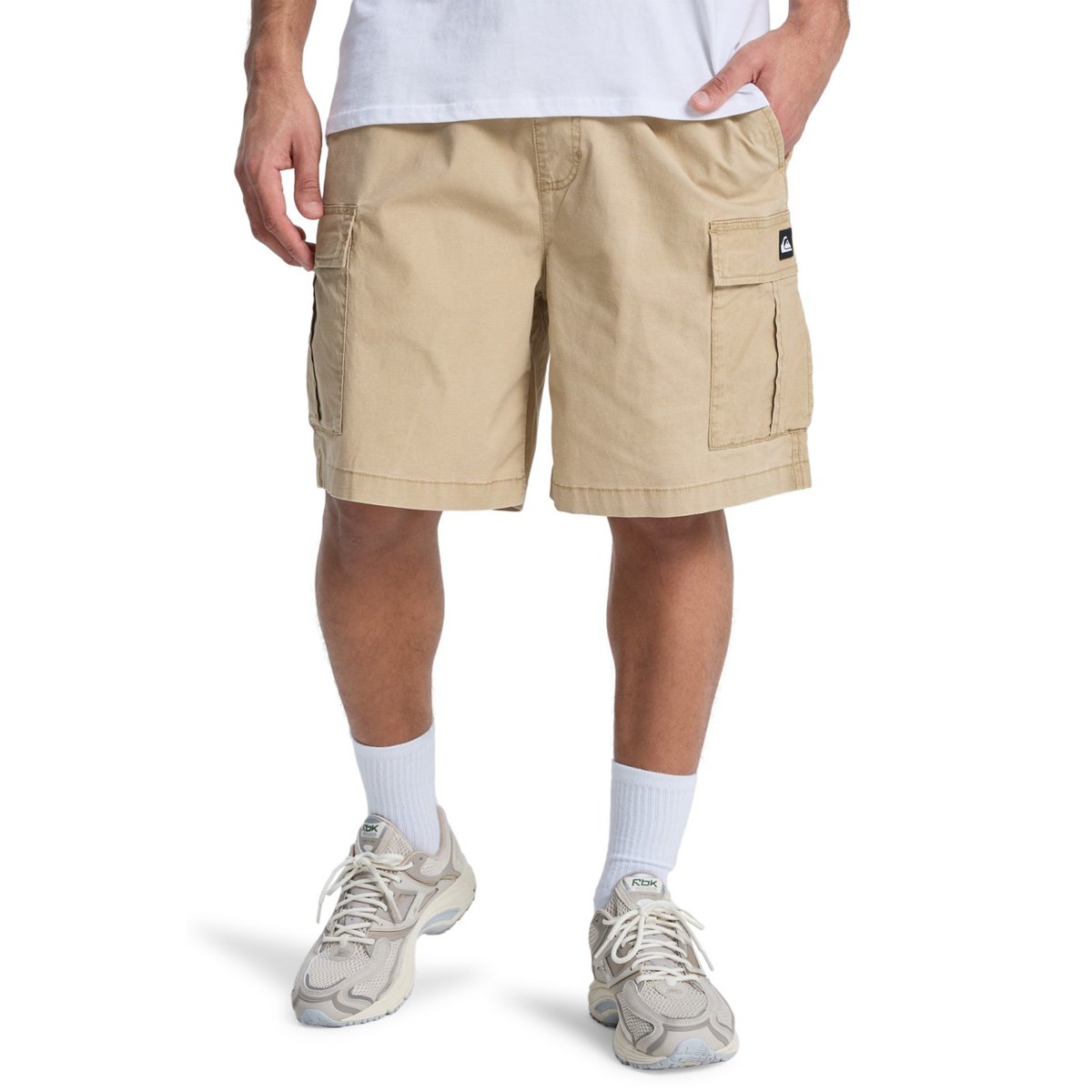 Short cargo élastique TAXER beige khaki, QUIKSILVER
